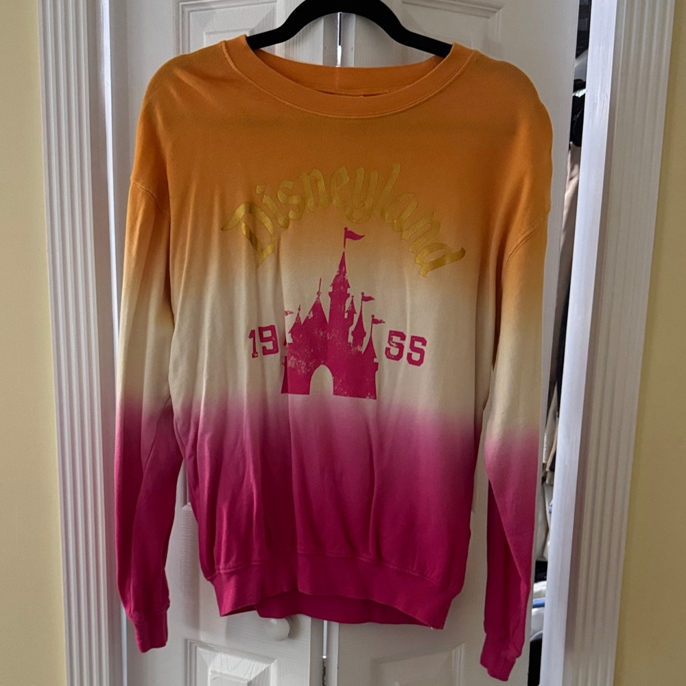Disneyland Orange and Pink Ombre Sweater